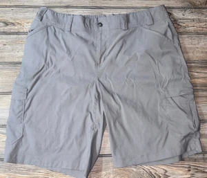 Pantaloncini donna Duluth Trading Co. taglia 16 grigi cargo asciutti al volo campeggio - Foto 1 di 3
