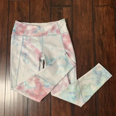 Free People FP Movement Leggings Sz SP Road Runner Cloud Combo Tie Dye Running - Image 1 of 4