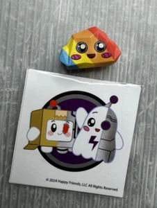 LANKYBOX Series MYSTERY Micro FIGURE RAINBOW ROCKY ULTRA RARE w/ sticker - Picture 1 of 10