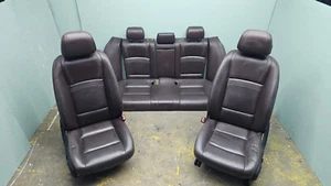 2011-2016 BMW F10 535i Front And Rear Seat Seats Set Leather OEM - Picture 1 of 11