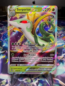 Serperior VSTAR Pokemon TCG Silver Tempest 008/195 Ultra Rare - Picture 1 of 2