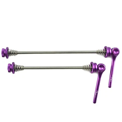 OMNI Racer WORLDS LIGHTEST RaceLite Titanium Alloy Road Wheel Skewers 46g PURPLE - Image 1 of 4
