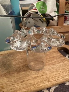 Kosta Sweden Crystal Glass Vintage Flower Bud Vase Pencil Holder - Picture 1 of 18
