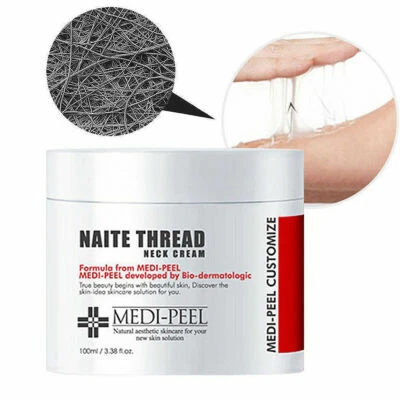 MEDI-PEEL Naite Thread Neck Cream 100ml (3.3 oz) Korea Cosmetics + Free Gift