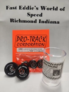 Juego de neumáticos True Star Drag negros de Pro Track 1 3/16 x.435 - Imagen 1 de 1