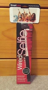Tzumi Smart Lens Wired Selfie Stick Extends 12"-39" Android & iOS Model 3592B - Picture 1 of 3