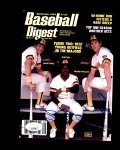 Tony Gwynn Kevin Mcreynolds JSA Coa Signed 5x7 Cover Photo Autograph Padres - Picture 1 of 3