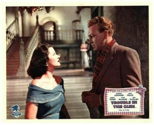 Trouble In The Glen Original Lobby Card Forrest Tucker Margaret Lockwood 1954
