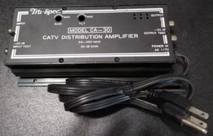 Tru-Spec Modello CA-30 CA Amplificatore Distribuzione TV 54-450 MHz Guadagno 30 dB - Foto 1 di 5