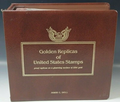 41 GOLDEN REPLICAS STAMPS ISSUES JUN 6 1994/JUN 29 1995 SET 1 DAY COVER 22K GOLD - Image 1 of 4