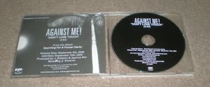 Against Me! CD Don't Lose Touch Enhanced Advance 2005 Single - Picture 1 of 1