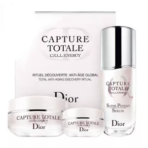 New Auth DIOR Capture Totale Age-Defying Intense Serum, Face & Eye Creams Pack - Picture 1 of 3
