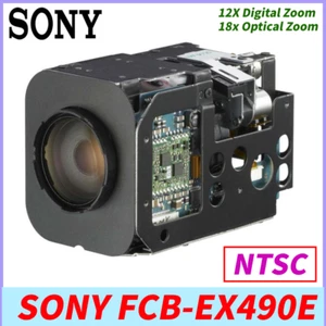 SONY FCB-EX490E NTSC 12X DigitaL 18x optischer Zoom CCTV Box Block Kamera Modul - Picture 1 of 5