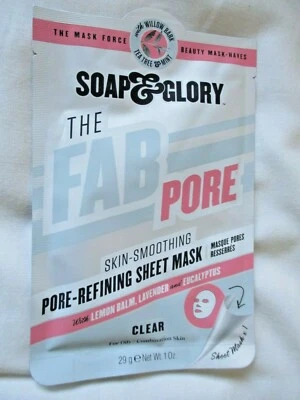 Brand New Soap & Glory 'The Fab Pore' Pore-Refining Sheet Mask - image 1 of 4