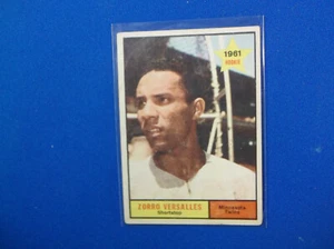 1961 Topps Baseball # 21 Zorro Versalles RC VG small crease - Picture 1 of 2
