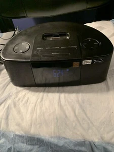 i live clock radio docking system for iPod,iPhones black Test And works great - Picture 1 of 3