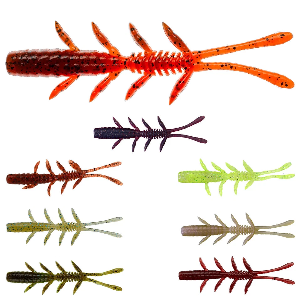 Illex Softlure Scissor Comb 9,7cm 3,8" 7Stk. Gummiköder Forelle Zander Hecht - Bild 1 von 1