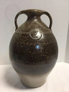 2002*Rowe Pottery* Albany Slip*Enorme* Jarra 16307D - Imagen 1 de 9