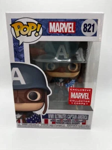 Funko Pop! Marvel: WWII Ultimates Captain America (Mavel Collector Corps) - Bild 1 von 6