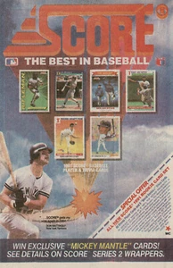 Tarjetas coleccionables de béisbol 1991 Score promoción comercial Don Mattingly anuncio impreso original - Imagen 1 de 1
