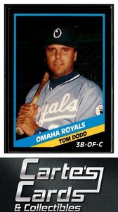 Tom Dodd 1988 CMC Omaha Royals #19  Kansas City Royals