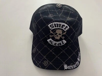 Vintage SMET by Christian  Audigier Adjustable Trucker Hat Black One Size - Image 1 of 4