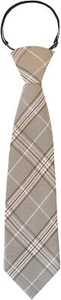 Boys Tie, Pre-tied Adjustable Kids Plaid Neckties Toddler Ties - Picture 1 of 3
