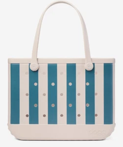 Original Bogg Bag - Dockside Stripe, 19"x14", Beach Tote, Free Shipping - Picture 1 of 7