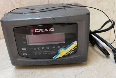 Craig Digital Compact Disc AM FM Clock Radio / Model CCR-41450 - Image 1 of 4