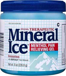 Mineral Ice Original Therapeutic Pain Relieving Gel Greaseless with DeepCold 8Oz - Picture 1 of 6