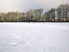 Photo 12x8 Worden Park in the snow Leyland The houses on Worden Lane can b c2009