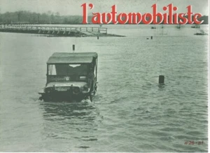 L'AUTOMOBILISTE 26 1972 JEEP WILLYS FORD BANTAM OVERLAND MG MIDGET J 1932 1933 - Imagen 1 de 2