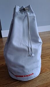 Prada Luna Rossa Single Strap Drawstring Large Duffle Bag