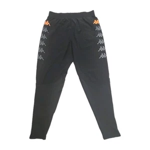 Kappa Hose Herren Medium schwarz orange Track Big Logo Trim Gym Sport Polyester - Bild 1 von 9