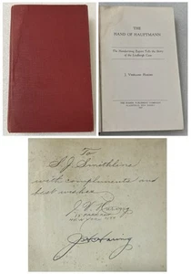 AUTOR SIGNIERT 1937 Hand von Hauptmann von JV Haring Lindbergh Baby Entführungskoffer - Bild 1 von 24