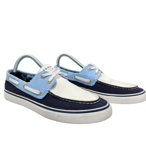 Zapatos de barco Sperry para hombre Top Sider sin cordones bloques de color preppy 10M - Imagen 1 de 8