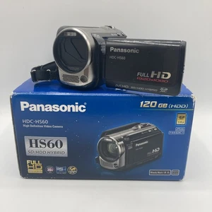 Panasonic HDC-HS60 HD 1080 Video 120GB HDD Camera Camcorder with Power Cables - Picture 1 of 9