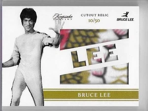 Bruce Lee 2024 Keepsake Edition 50th Anniversary Cutout Patch Relic #'d 10/50 - Picture 1 of 2