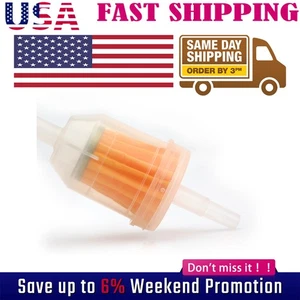 10PCS Motor Inline Gas Oil Fuel Filter Small Engine For 1/4'' 5/16" Line M - Foto 1 di 14