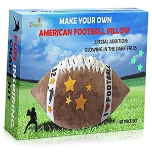 Make Your Own American Football Pillow, Football Gifts for Boys and FOOTBALL - Picture 1 of 8