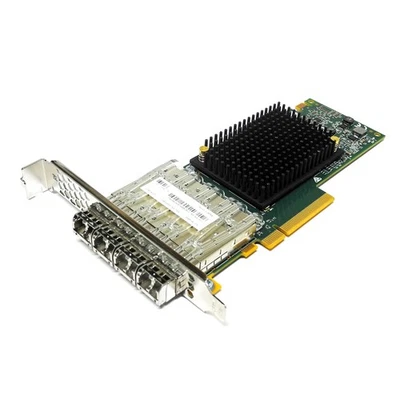 IBM 4-Port 16Gb FC SFP+ PCIe x8 Netzwerkkarte + 4x SFP 16Gb 00WY983 FP - Bild 1 von 4