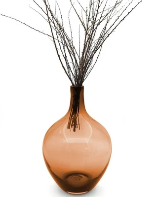 Jarrón de piso de vidrio grande de 15"" para hierba pampeana, jarra transparente de alta resistencia para el hogar D... Foto 1 de 3