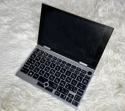 USED Nanote P8 UMPC-02-SR Silver Ultra Mobile UMPC Windows10 WiFi - Image 1 of 4