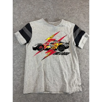 Disney Pixar Cars 3 Lightning McQueen Camisa Niños 7 Gris Como Un Jefe Camiseta Gráfica Foto 1 de 4