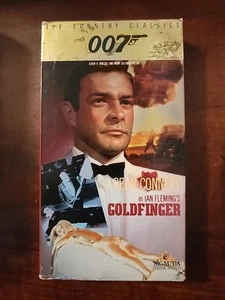 James Bond 007 Goldfinger (1964) VHS cassette movie - Foto 1 di 2