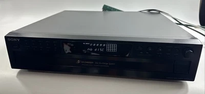 Cambiador de CD de 5 discos Sony CDP-CE275 - Probado y funcionando - Sin control remoto Foto 1 de 4