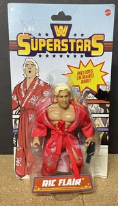 Neu Mattel WW Superstars The Nature Boy Ric Flair Serie 1 mit Eingangsgewand - Bild 1 von 4