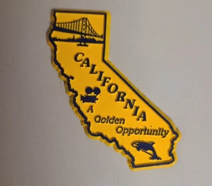 California State Kühlschrankmagnet Reisender Souvenir - eine goldene Gelegenheit - Bild 1 von 2