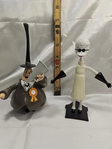 Tim Burton's Nightmare Before Christmas Dr Finklestein 6" BENDIE And Mayor - Picture 1 of 10