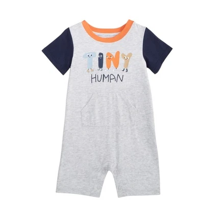 First Impressions Sunsuit Baby Boy 0-3mo Tiny Human NEW - Image 1 of 4